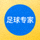 足球专家头像蓝色底白字